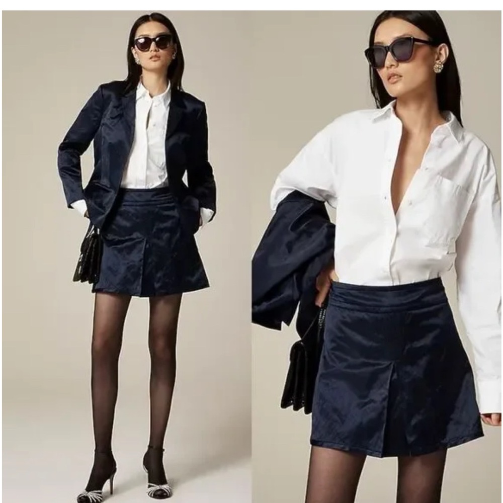 J.Crew collection navy Skirt size 8